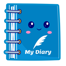 Daily Journal: Diary with lock app icon